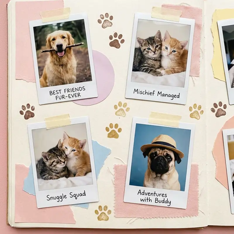 Pet Photo Collage — 1:1 Square