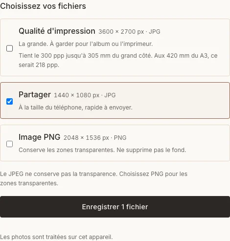 Panneau réel de téléchargement du collage de souvenirs