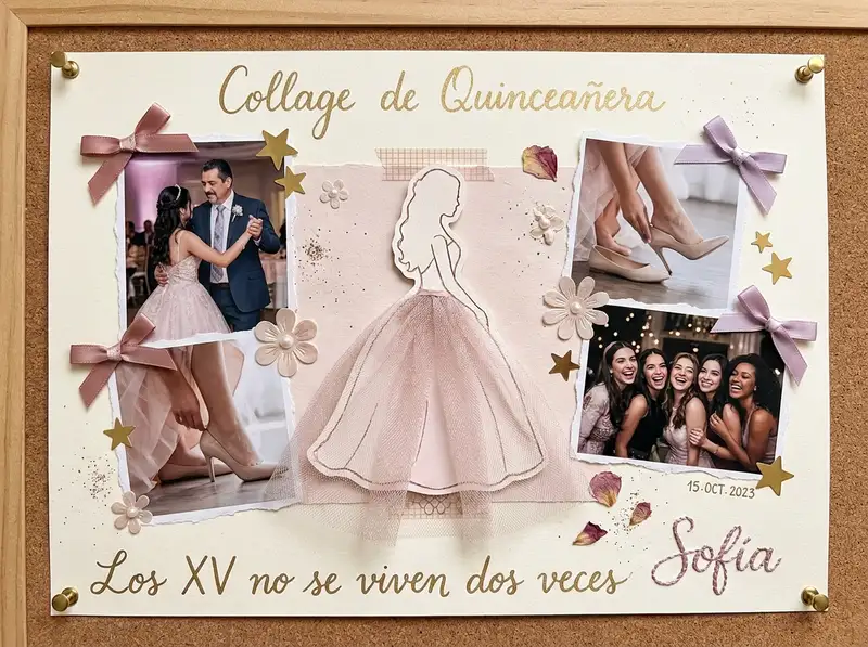 Collage de Quinceañera — 4:3 Horizontal