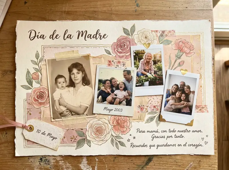 Collage del Día de la Madre — 4:3 Horizontal