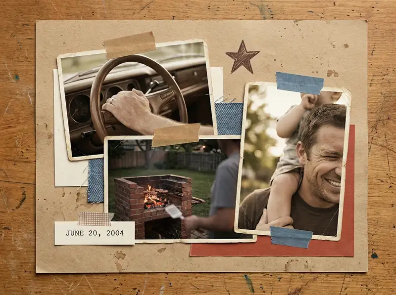 Father's Day Collage for Dad — 4:3 Landscape