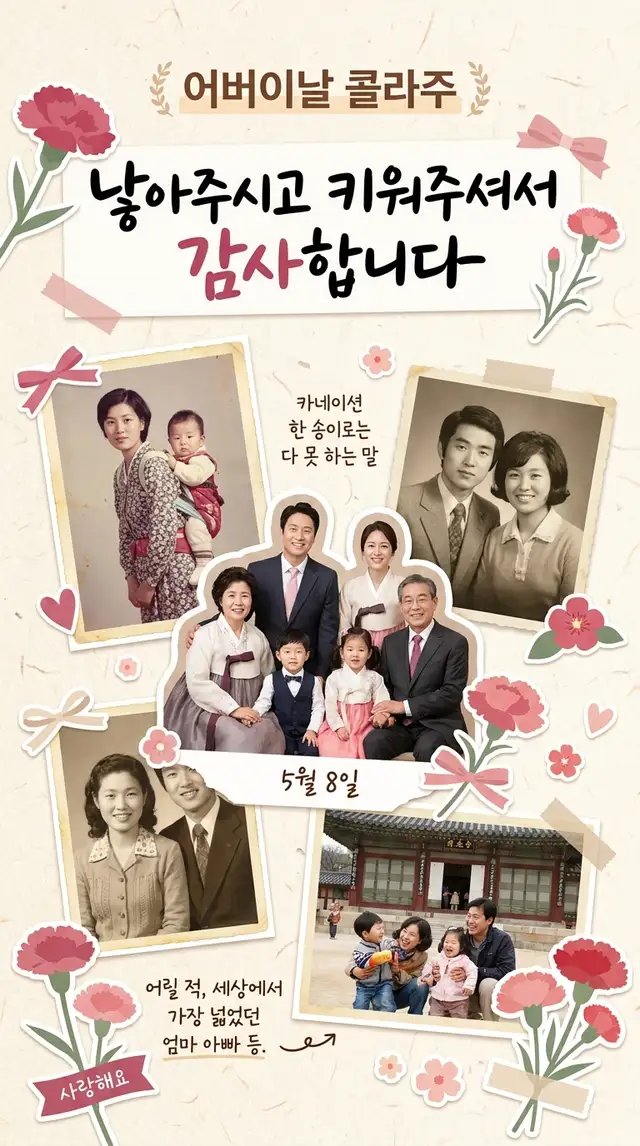 어버이날 콜라주 — 9:16 세로