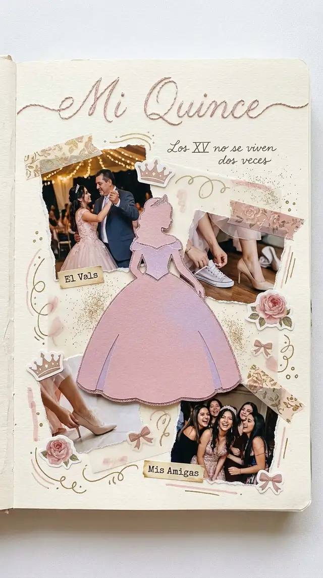 Collage de Quinceañera — 9:16 Vertical