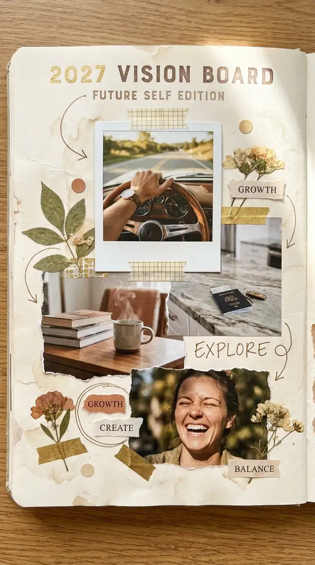2027 Vision Board Collage (Future Self Edition) — 9:16 Portrait