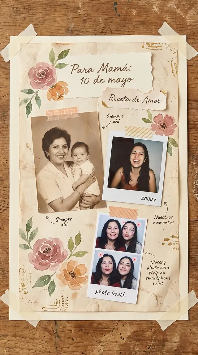 Collage del Día de la Madre — 9:16 Vertical