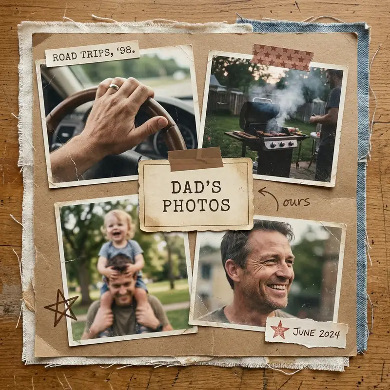Father's Day Collage for Dad — 1:1 Square