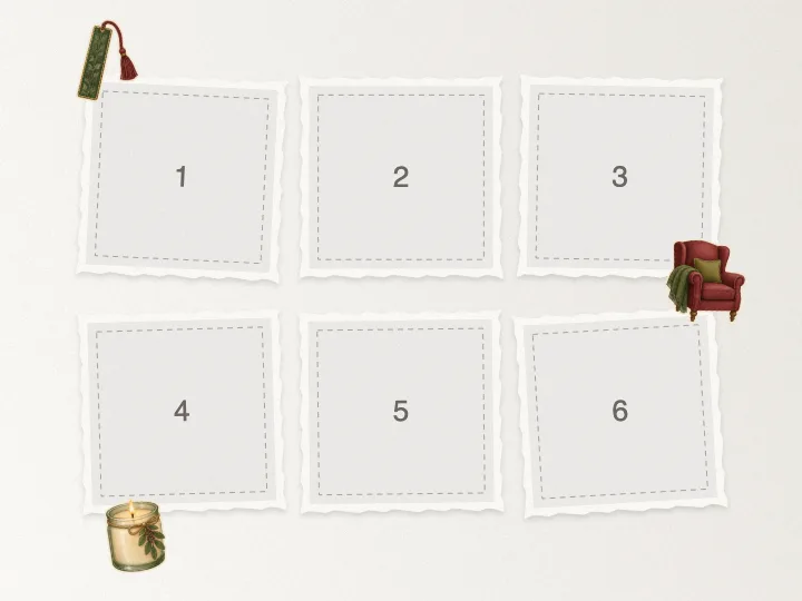 Modèle de collage personnalisable avec des emplacements photo numérotés — Collage de Fête des Pères